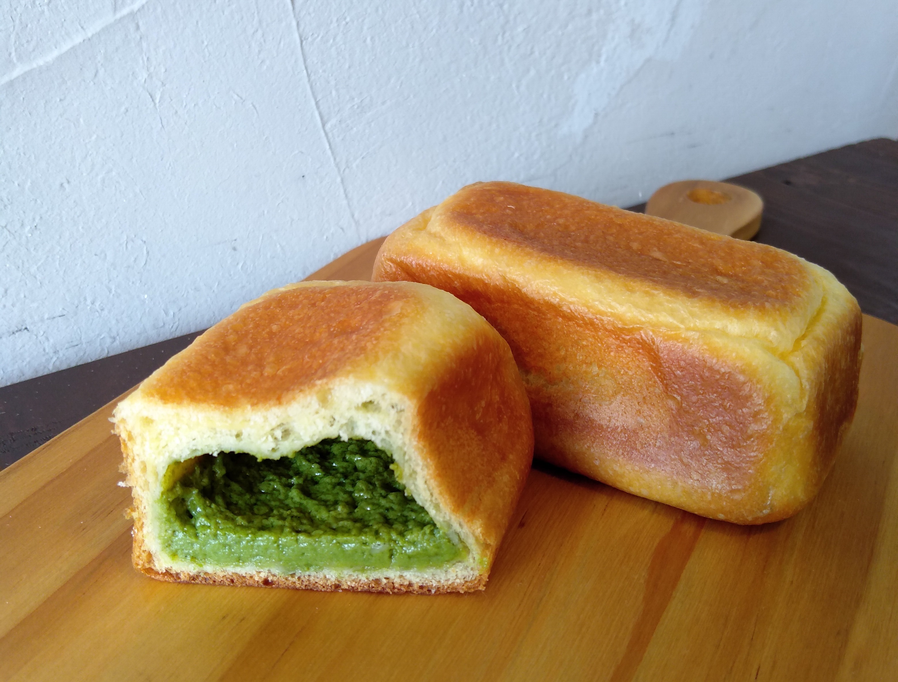 宇治抹茶クリームパン